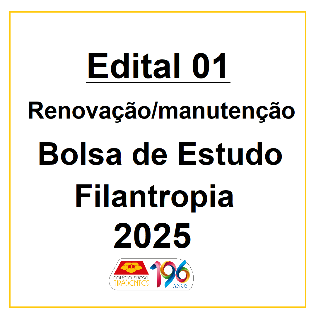 Renovação - Edital 1 site